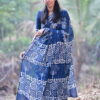 BIN_2183.JPG Cycle Indigo Mulmul Saree