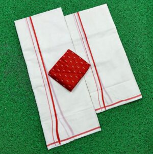 PULIYILAKARA SETMUNDU + Blouse Piece